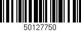 Código de barras (EAN, GTIN, SKU, ISBN): '50127750'
