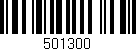 Código de barras (EAN, GTIN, SKU, ISBN): '501300'