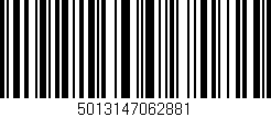 Código de barras (EAN, GTIN, SKU, ISBN): '5013147062881'