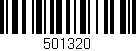 Código de barras (EAN, GTIN, SKU, ISBN): '501320'