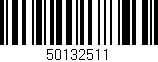 Código de barras (EAN, GTIN, SKU, ISBN): '50132511'