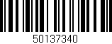 Código de barras (EAN, GTIN, SKU, ISBN): '50137340'