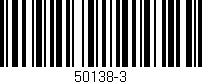 Código de barras (EAN, GTIN, SKU, ISBN): '50138-3'