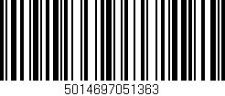 Código de barras (EAN, GTIN, SKU, ISBN): '5014697051363'