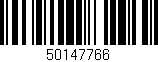 Código de barras (EAN, GTIN, SKU, ISBN): '50147766'