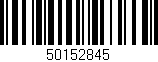 Código de barras (EAN, GTIN, SKU, ISBN): '50152845'