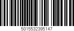 Código de barras (EAN, GTIN, SKU, ISBN): '5015532395147'