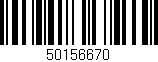 Código de barras (EAN, GTIN, SKU, ISBN): '50156670'