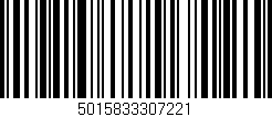 Código de barras (EAN, GTIN, SKU, ISBN): '5015833307221'