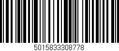 Código de barras (EAN, GTIN, SKU, ISBN): '5015833308778'