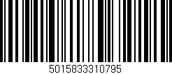 Código de barras (EAN, GTIN, SKU, ISBN): '5015833310795'