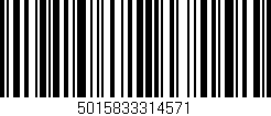 Código de barras (EAN, GTIN, SKU, ISBN): '5015833314571'