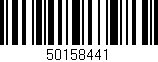 Código de barras (EAN, GTIN, SKU, ISBN): '50158441'