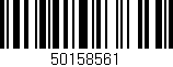 Código de barras (EAN, GTIN, SKU, ISBN): '50158561'