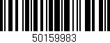 Código de barras (EAN, GTIN, SKU, ISBN): '50159983'