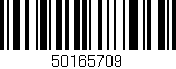 Código de barras (EAN, GTIN, SKU, ISBN): '50165709'