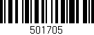 Código de barras (EAN, GTIN, SKU, ISBN): '501705'