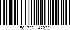 Código de barras (EAN, GTIN, SKU, ISBN): '5017371147222'