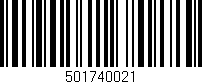 Código de barras (EAN, GTIN, SKU, ISBN): '501740021'