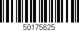 Código de barras (EAN, GTIN, SKU, ISBN): '50175625'