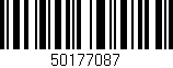 Código de barras (EAN, GTIN, SKU, ISBN): '50177087'