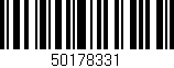 Código de barras (EAN, GTIN, SKU, ISBN): '50178331'