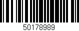 Código de barras (EAN, GTIN, SKU, ISBN): '50178989'