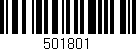 Código de barras (EAN, GTIN, SKU, ISBN): '501801'