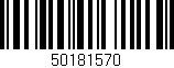 Código de barras (EAN, GTIN, SKU, ISBN): '50181570'