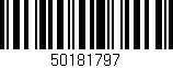 Código de barras (EAN, GTIN, SKU, ISBN): '50181797'