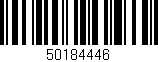 Código de barras (EAN, GTIN, SKU, ISBN): '50184446'