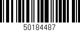 Código de barras (EAN, GTIN, SKU, ISBN): '50184487'