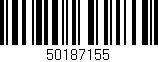 Código de barras (EAN, GTIN, SKU, ISBN): '50187155'