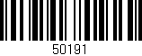 Código de barras (EAN, GTIN, SKU, ISBN): '50191'