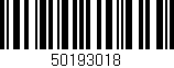 Código de barras (EAN, GTIN, SKU, ISBN): '50193018'