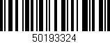 Código de barras (EAN, GTIN, SKU, ISBN): '50193324'