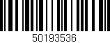 Código de barras (EAN, GTIN, SKU, ISBN): '50193536'