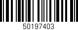 Código de barras (EAN, GTIN, SKU, ISBN): '50197403'