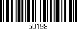 Código de barras (EAN, GTIN, SKU, ISBN): '50198'