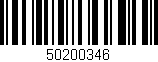 Código de barras (EAN, GTIN, SKU, ISBN): '50200346'