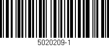 Código de barras (EAN, GTIN, SKU, ISBN): '5020209-1'