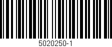 Código de barras (EAN, GTIN, SKU, ISBN): '5020250-1'
