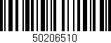 Código de barras (EAN, GTIN, SKU, ISBN): '50206510'