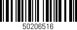 Código de barras (EAN, GTIN, SKU, ISBN): '50206516'
