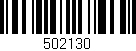 Código de barras (EAN, GTIN, SKU, ISBN): '502130'