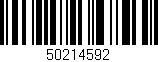 Código de barras (EAN, GTIN, SKU, ISBN): '50214592'