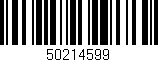 Código de barras (EAN, GTIN, SKU, ISBN): '50214599'