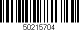 Código de barras (EAN, GTIN, SKU, ISBN): '50215704'