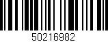 Código de barras (EAN, GTIN, SKU, ISBN): '50216982'