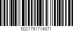 Código de barras (EAN, GTIN, SKU, ISBN): '5021791714971'